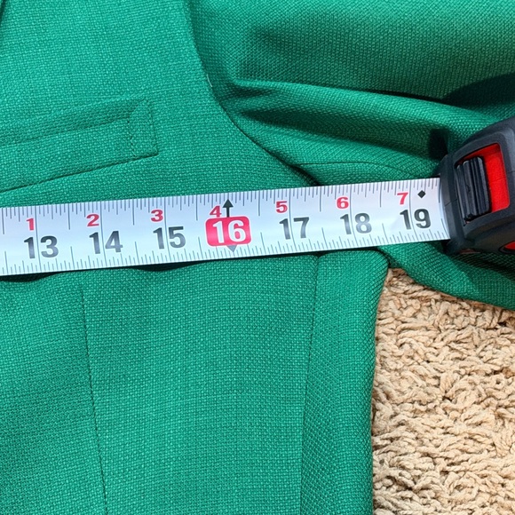 Hart Schaffner Marx Jack Nicklaus Golf Masters VINTAGE Green Blazer 35 R - Picture 8 of 11